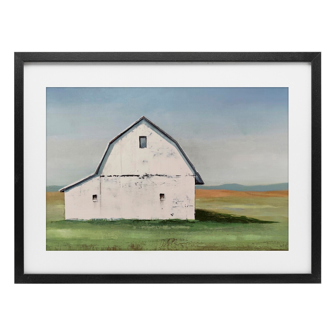 Stupell Industries Weathered and Wise Barn Framed Print Under Glass, design by Max Maxx